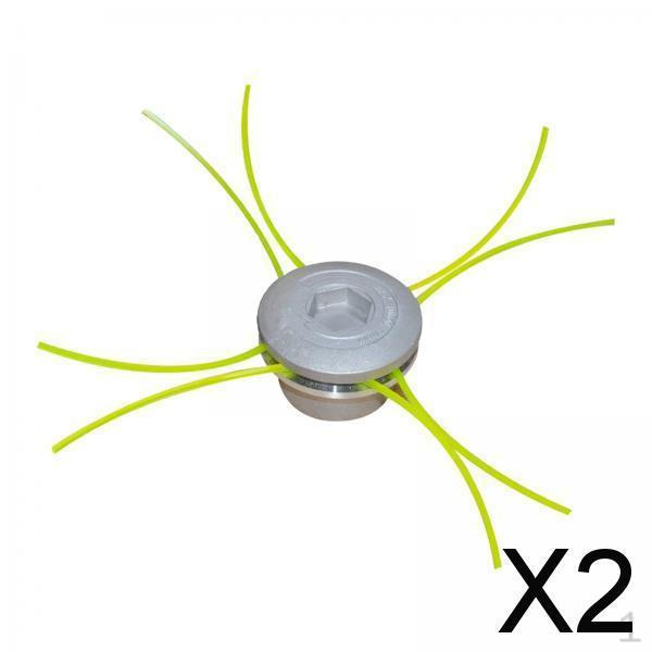 2x Головка триммера для травы из алюминиевого сплава, замена для аксессуаров для инструмента для газонокосилки
2x Головка триммера для травы из алюминиевого сплава, замена для аксессуаров для инструмента для газонокосилки