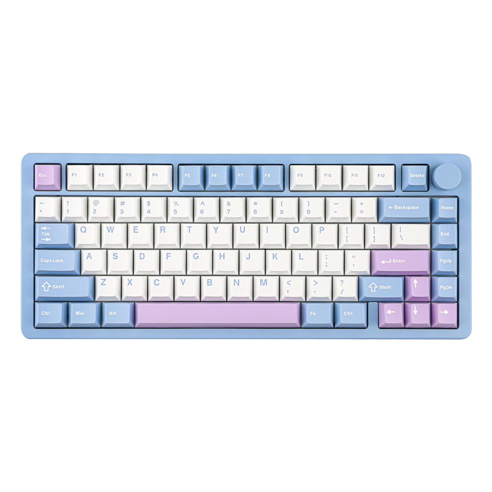 MechLands Blade75 Wireless Aluminum Mechanical Gaming Keyboard Gasket Creamy Keyboard Hot Swap Compatible Custom Keyboard with Knob RGB Backlight for синій
MechLands Blade75 Wireless Aluminum Mechanical Gaming Keyboard Gasket Creamy Keyboard Hot Swap Compatible Custom Keyboard with Knob RGB Backlight for синій