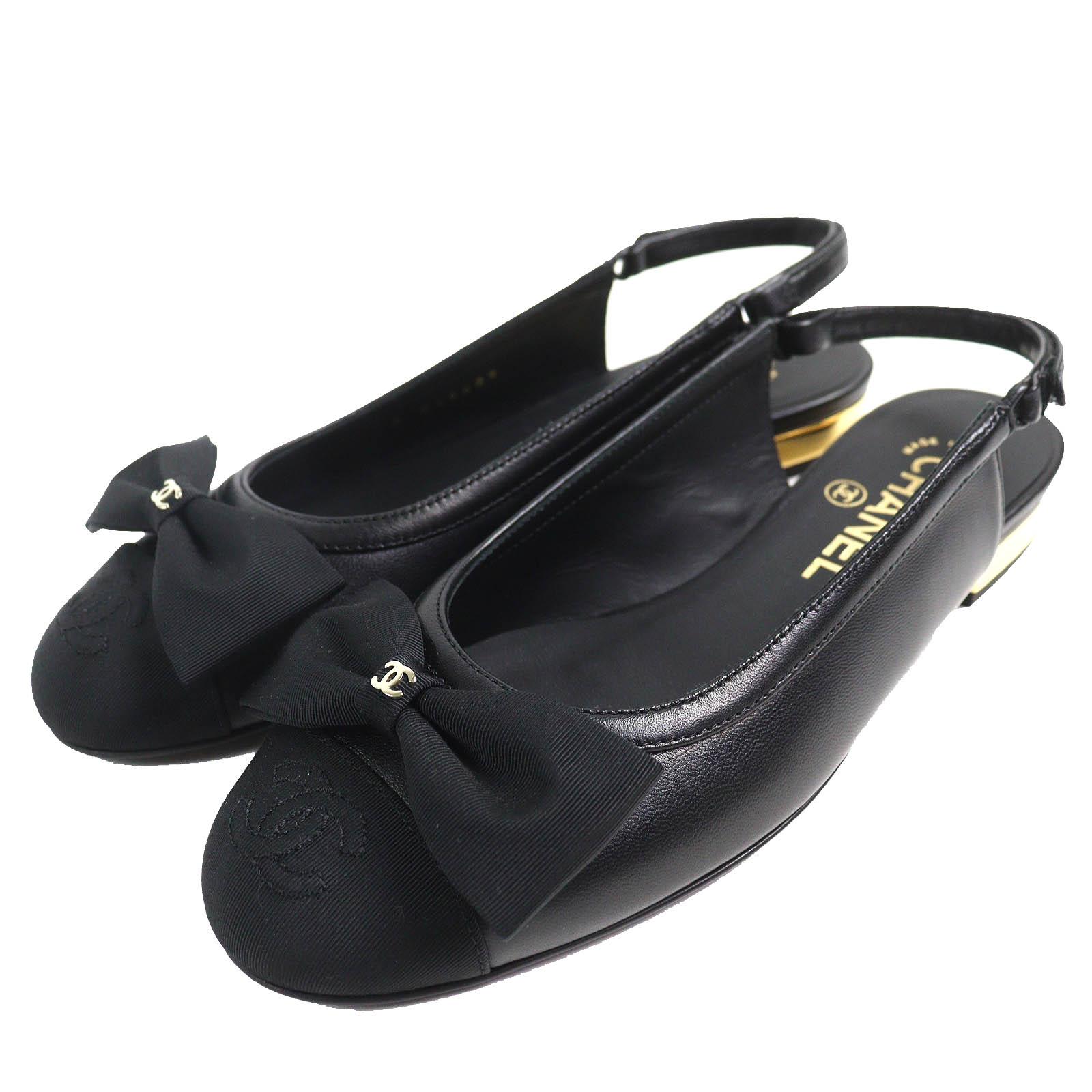 Pristine CHANEL pumps COCO Mark ribbon black Lamb leather Women 35.5 G45689 Used
Pristine CHANEL pumps COCO Mark ribbon black Lamb leather Women 35.5 G45689 Used