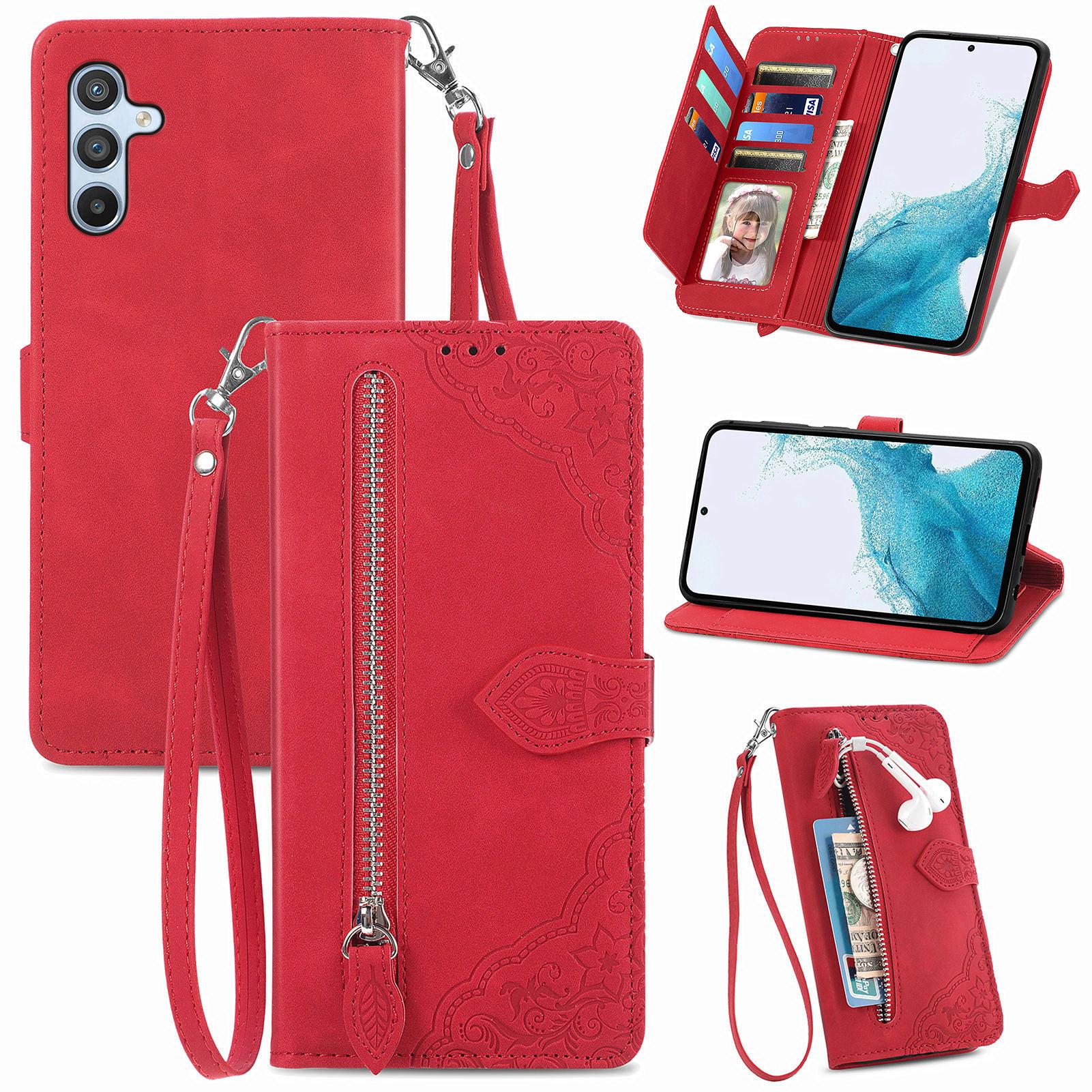 Чохол-гаманець на блискавці з квітковим принтом та PU шкіряним чохлом для телефону Samsung Galaxy A36 5G Red
Чохол-гаманець на блискавці з квітковим принтом та PU шкіряним чохлом для телефону Samsung Galaxy A36 5G Red