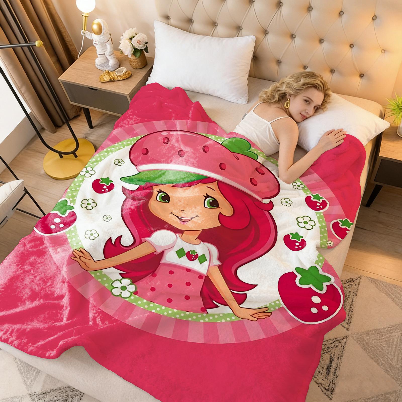 Knee Fashion Blanket Throw Fashion Blankets for Winter Microfiber Oversized Baby Lightweight Fleece Bed Sofa Decoration Shortcakes-strawberr 100x150cm
Knee Fashion Blanket Throw Fashion Blankets for Winter Microfiber Oversized Baby Lightweight Fleece Bed Sofa Decoration Shortcakes-strawberr 100x150cm