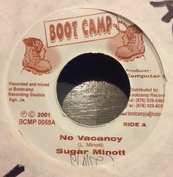 7inch Record SUGAR MINOTT / LOUIE CULTURE - No Vacancy BCMP0059 Boot Camp Recor 2001 Jamaica Reggae, Ska & Dub Used
7inch Record SUGAR MINOTT / LOUIE CULTURE - No Vacancy BCMP0059 Boot Camp Recor 2001 Jamaica Reggae, Ska & Dub Used