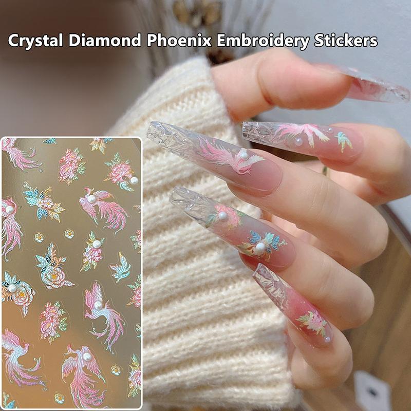 3D Chinese Style Phoenix Mountain Cloud Flower Nail Stickers Design Decoration Diy Nail Art Decal Decoration Manicure Accesorie A
3D Chinese Style Phoenix Mountain Cloud Flower Nail Stickers Design Decoration Diy Nail Art Decal Decoration Manicure Accesorie A