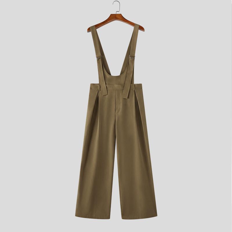INCERUN Summer Men Sleeveless Suspender Strap Thin Casual Loose Braces Pants Overalls 3XL хакі
INCERUN Summer Men Sleeveless Suspender Strap Thin Casual Loose Braces Pants Overalls 3XL хакі
