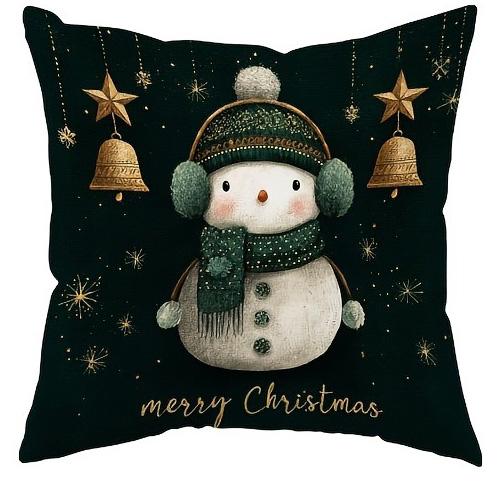 Dark green background with gold jewelry, 2d flat printing of pillowcases overflowing with Christmas elements 16x16Inch
Dark green background with gold jewelry, 2d flat printing of pillowcases overflowing with Christmas elements 16x16Inch