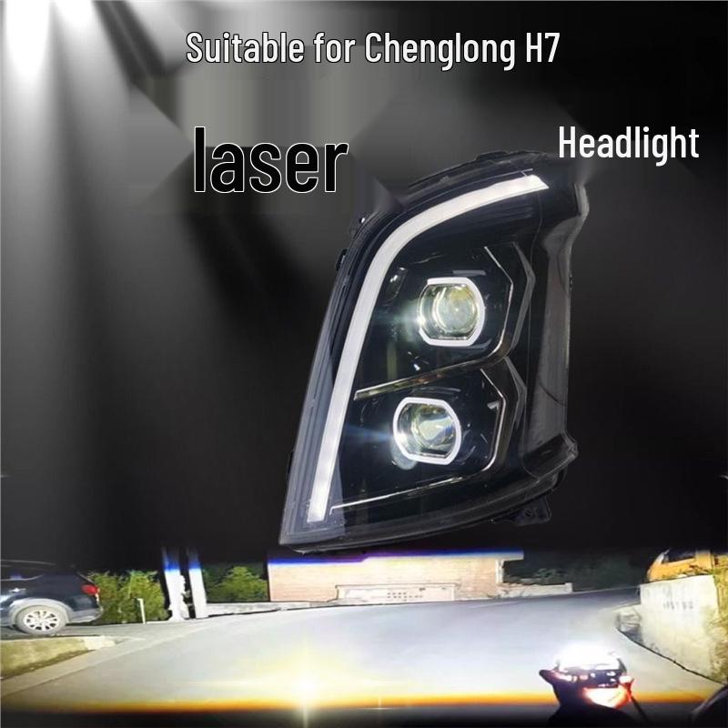 LED Headlight Assembly for Liuqi Chenglong H7, H5 Balong M3: Super Bright Bi-LED and Laser Options Left
LED Headlight Assembly for Liuqi Chenglong H7, H5 Balong M3: Super Bright Bi-LED and Laser Options Left