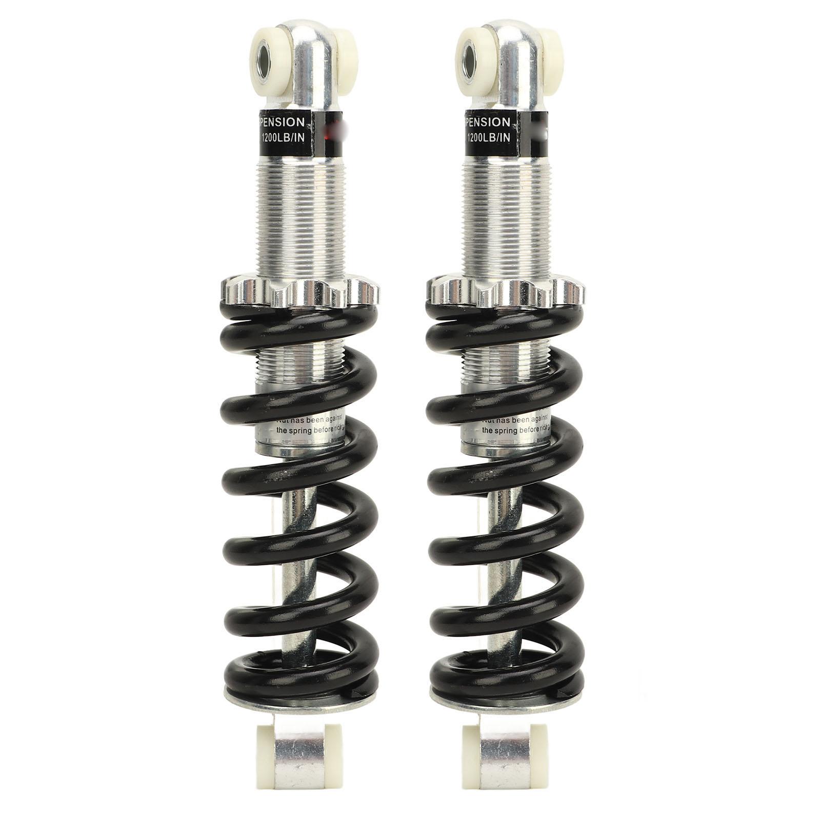 1 Pair 190mm Spring Shock Absorber 1200 Lbs for 47cc 49cc 50cc 70cc 90cc 110cc 125cc Dirt ATV Bike
1 Pair 190mm Spring Shock Absorber 1200 Lbs for 47cc 49cc 50cc 70cc 90cc 110cc 125cc Dirt ATV Bike