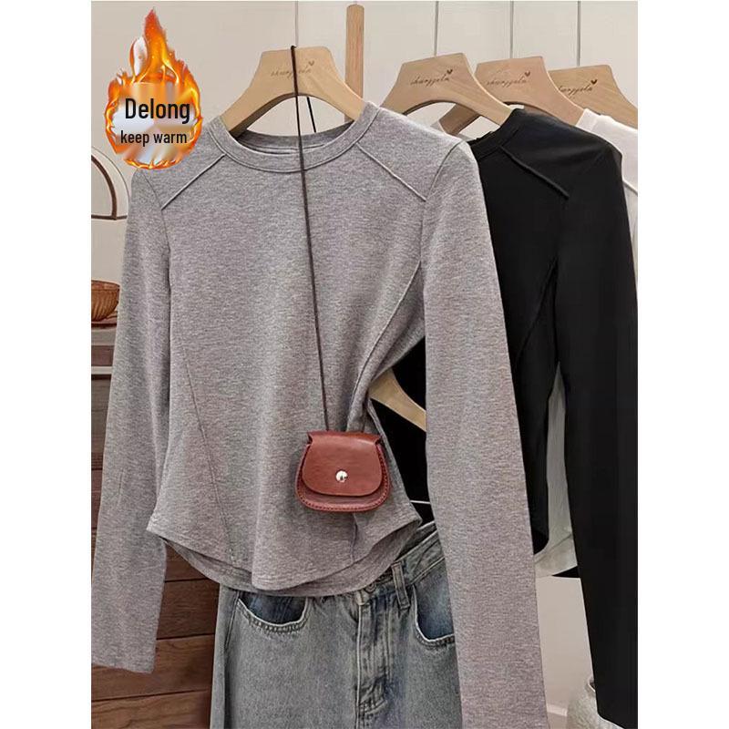 2026 Autumn/Winter Women s Fishbone Long Sleeve Solid Color Base Layer Top - Versatile, Temperament Enhancing, Thickened Design. Extra Large
2026 Autumn/Winter Women s Fishbone Long Sleeve Solid Color Base Layer Top - Versatile, Temperament Enhancing, Thickened Design. Extra Large