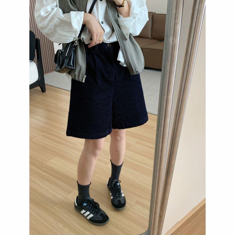 Women s Corduroy High-Waisted Wide-Leg A-Line Shorts - Spring/Autumn Casual Bootcut M (95-110 jin) темно-синий
Women s Corduroy High-Waisted Wide-Leg A-Line Shorts - Spring/Autumn Casual Bootcut M (95-110 jin) темно-синий