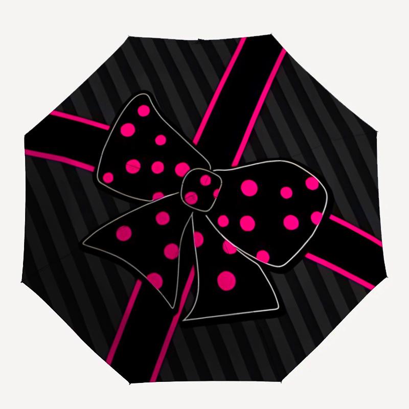 1pc Polka Dot Bow Auto-Fold Umbrella with One-Touch Open/Close - 8 Reinforced Ribs for Windproof Stability, yy251118262
1pc Polka Dot Bow Auto-Fold Umbrella with One-Touch Open/Close - 8 Reinforced Ribs for Windproof Stability, yy251118262