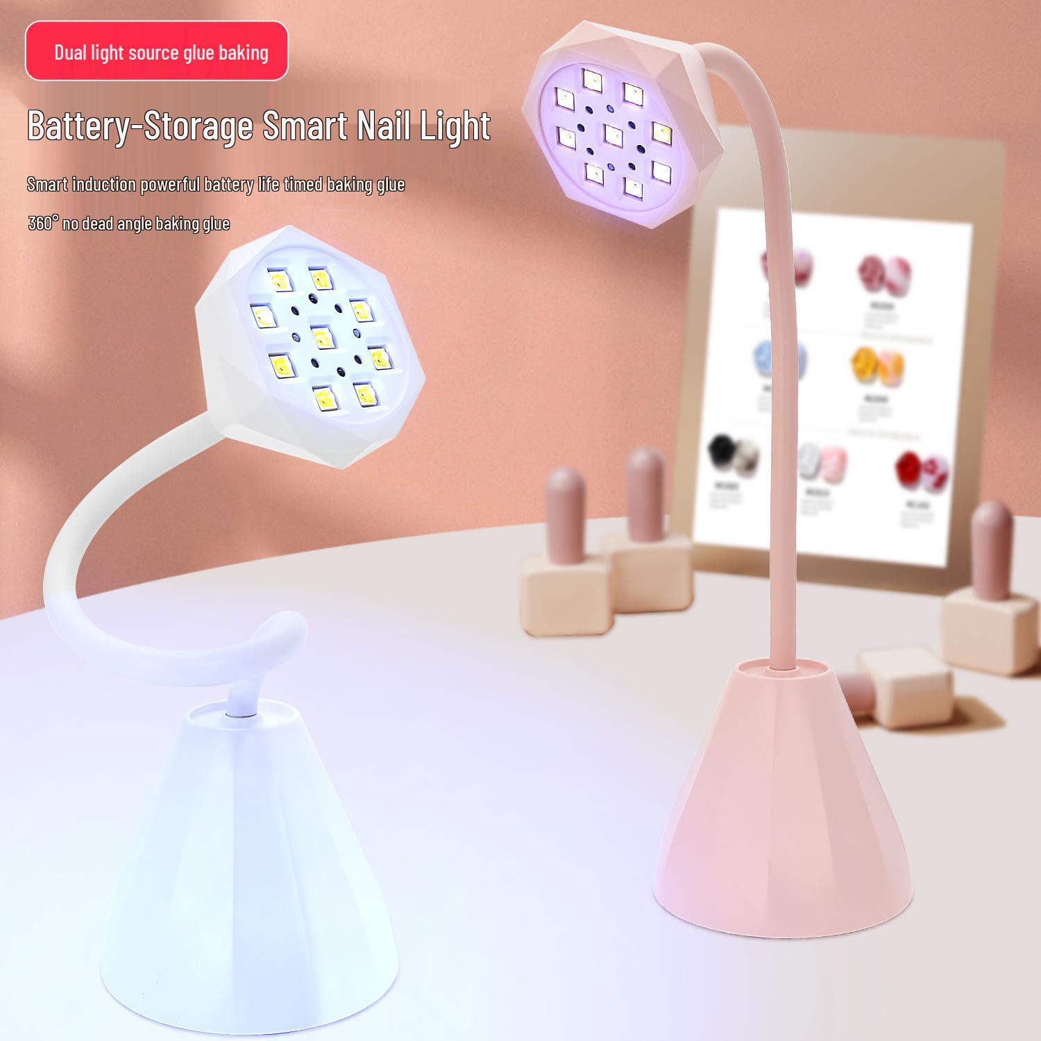 Diamond Tabletop UV Nail Lamp with Smart Sensor & Quick-Drying Rechargeable Lotus Light M1 розовый
Diamond Tabletop UV Nail Lamp with Smart Sensor & Quick-Drying Rechargeable Lotus Light M1 розовый