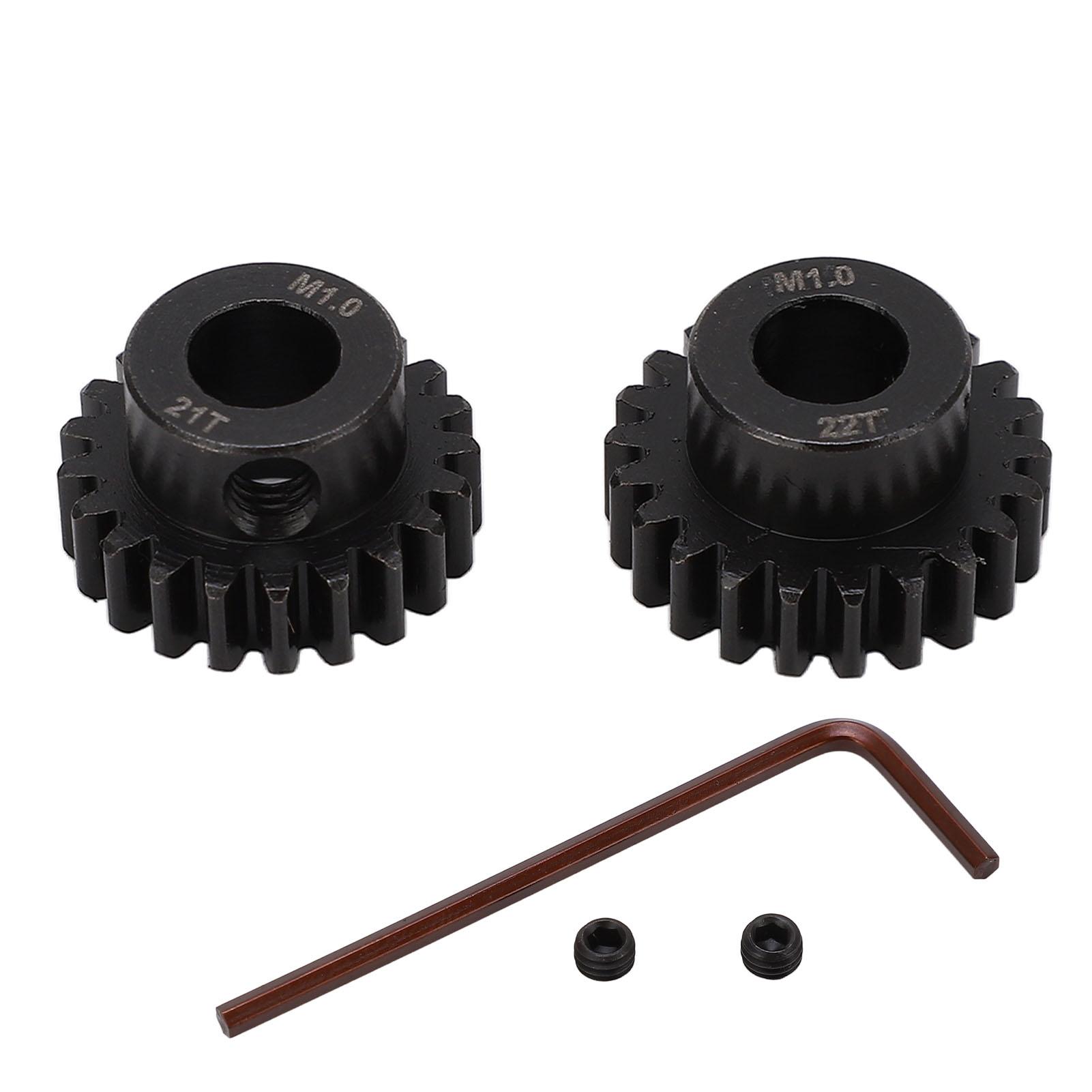 25DP 1.0M 8mm RC Motor Pinion Gear Set 21T 22T Chrome Molybdenum Steel Motor Gears for 15 16 17
25DP 1.0M 8mm RC Motor Pinion Gear Set 21T 22T Chrome Molybdenum Steel Motor Gears for 15 16 17