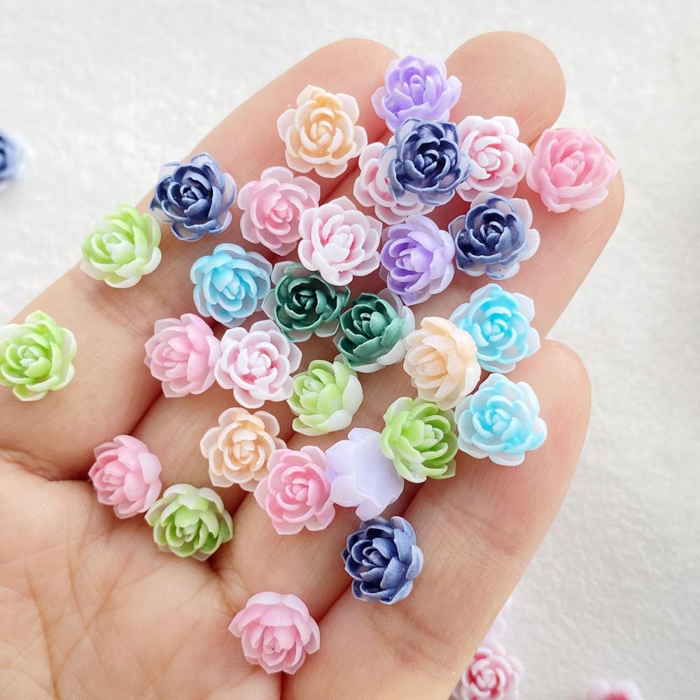 50pcs Resin 3D Color Cute Lotus Flower Nail Art Flat back Rhinestone Bead Scrapbook DIY Manicures Appliques Accessories Crafts
50pcs Resin 3D Color Cute Lotus Flower Nail Art Flat back Rhinestone Bead Scrapbook DIY Manicures Appliques Accessories Crafts