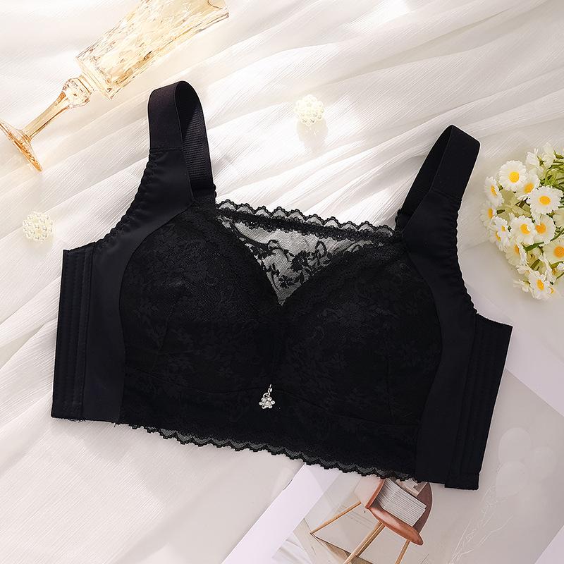 Large size thin adjustment type breast collection anti-light bra gathering no steel ring anti-sagging wide shoulder strap 50/115de through cup чорний
Large size thin adjustment type breast collection anti-light bra gathering no steel ring anti-sagging wide shoulder strap 50/115de through cup чорний