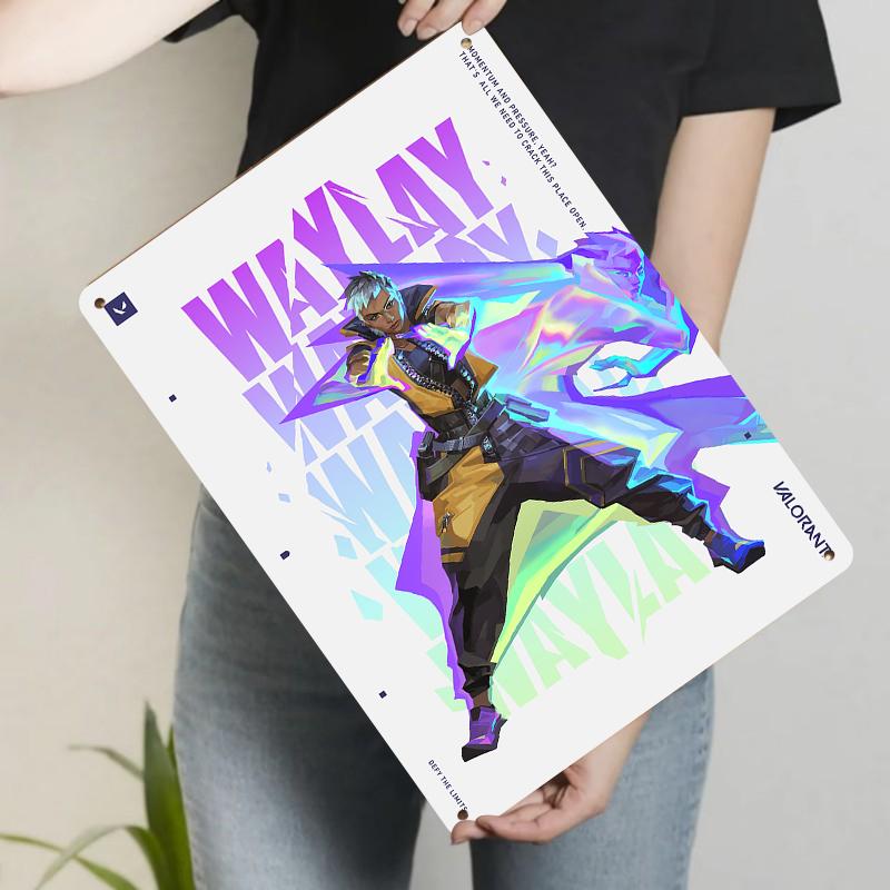 Valorant Waylay Character Metal Wall Art Gaming Decor for Bedroom Living Room Office 20x30cm(7.8x11.8inch)
Valorant Waylay Character Metal Wall Art Gaming Decor for Bedroom Living Room Office 20x30cm(7.8x11.8inch)