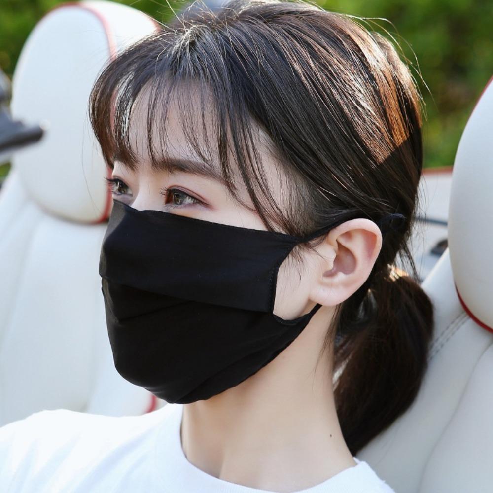 Fashion Breathable Silk Mask Comfortable Dustproof Beauty Mask Thin Sun Protection Mask Women Men чёрный
Fashion Breathable Silk Mask Comfortable Dustproof Beauty Mask Thin Sun Protection Mask Women Men чёрный