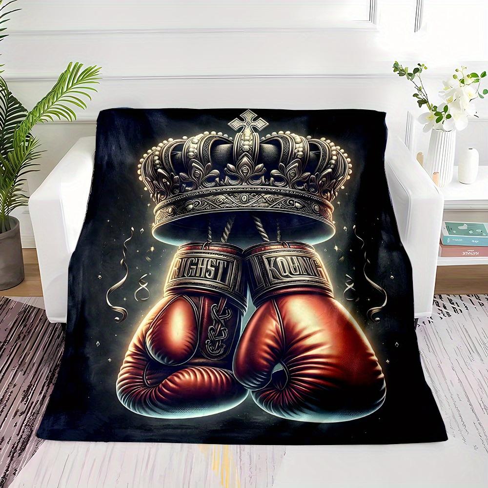 Athletic Boxing Print Blanket, Flannel Sport Themed Throw, Modern Mix Color Design, All Season Cozy Training Inspired Decor 75x90cm
Athletic Boxing Print Blanket, Flannel Sport Themed Throw, Modern Mix Color Design, All Season Cozy Training Inspired Decor 75x90cm