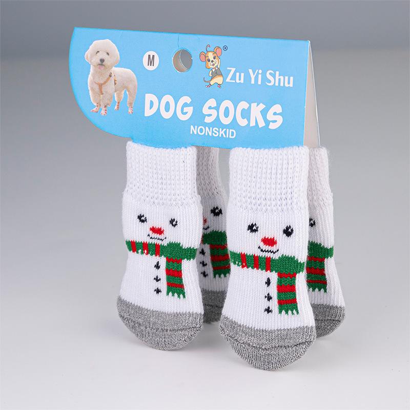 Pet Christmas Stocking Socks: Santa, Reindeer, Snowman Designs. Non-slip, Dirt-proof, Anti-shedding for Small Dogs. S (Up to 5 lbs)
Pet Christmas Stocking Socks: Santa, Reindeer, Snowman Designs. Non-slip, Dirt-proof, Anti-shedding for Small Dogs. S (Up to 5 lbs)