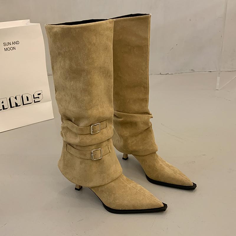 Дизайнер Моды Женские Высокие Сапоги Высокие Каблуки Замшевая Модная Обувь Острый Носок Платье Женские Туфли 2025 Зима Сексуальные Роскошные Botas De Mujer 40 хаки
Дизайнер Моды Женские Высокие Сапоги Высокие Каблуки Замшевая Модная Обувь Острый Носок Платье Женские Туфли 2025 Зима Сексуальные Роскошные Botas De Mujer 40 хаки