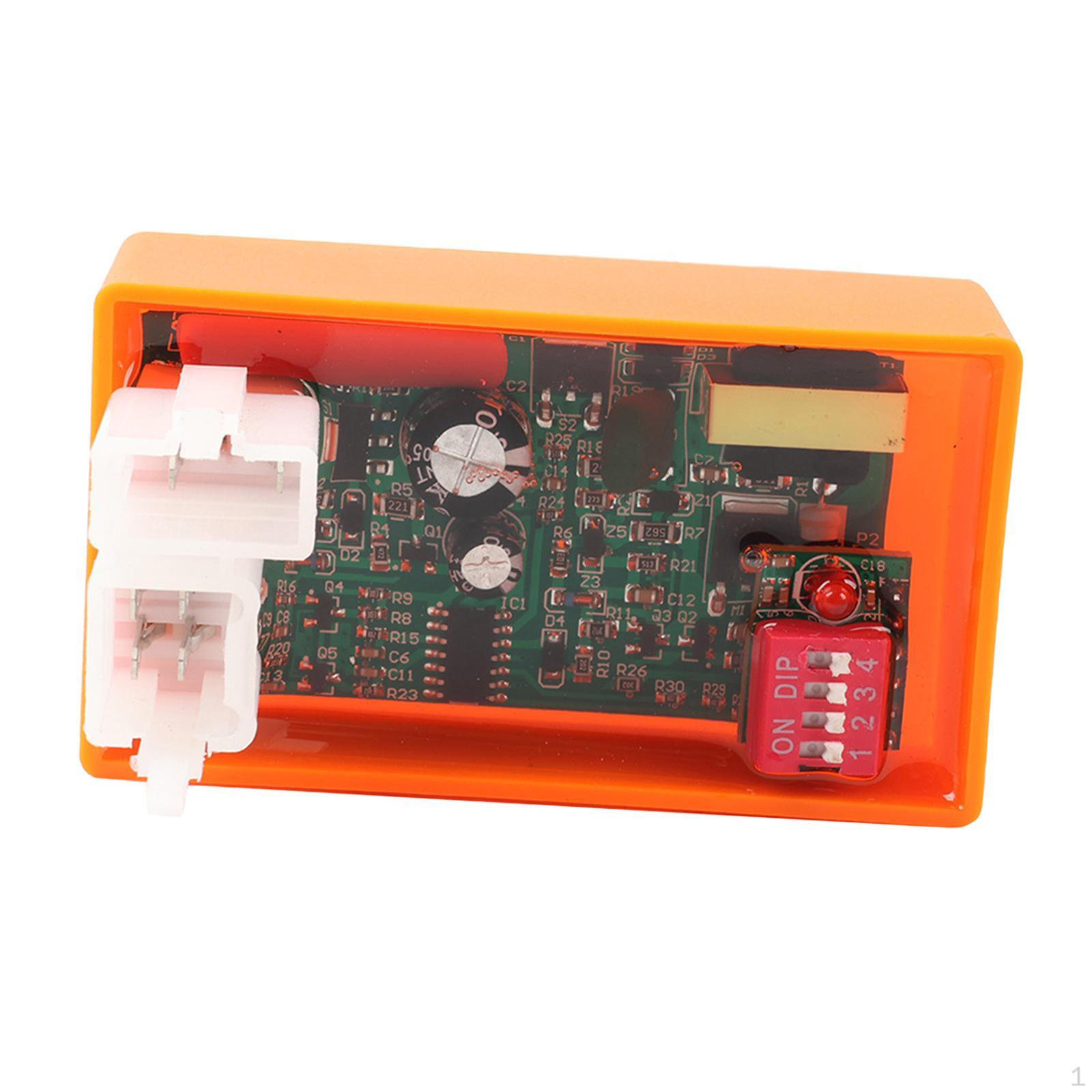 Мотоциклетный 6-контактный CDI блок зажигания Простая установка для CG150cc Go Kart Orange DC
Мотоциклетный 6-контактный CDI блок зажигания Простая установка для CG150cc Go Kart Orange DC