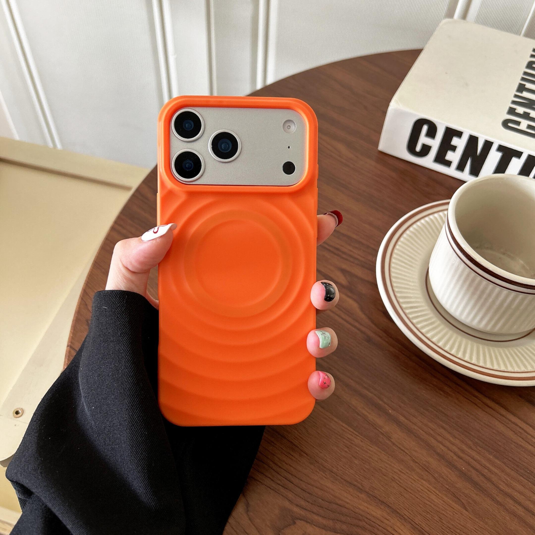 Water Ripple Magnetic Wireless Charge Phone Case for iPhone 17 16 15 14 Plus 13 12 11 Pro max 17Air Matte solid color back cover For iphone17Pro
Water Ripple Magnetic Wireless Charge Phone Case for iPhone 17 16 15 14 Plus 13 12 11 Pro max 17Air Matte solid color back cover For iphone17Pro