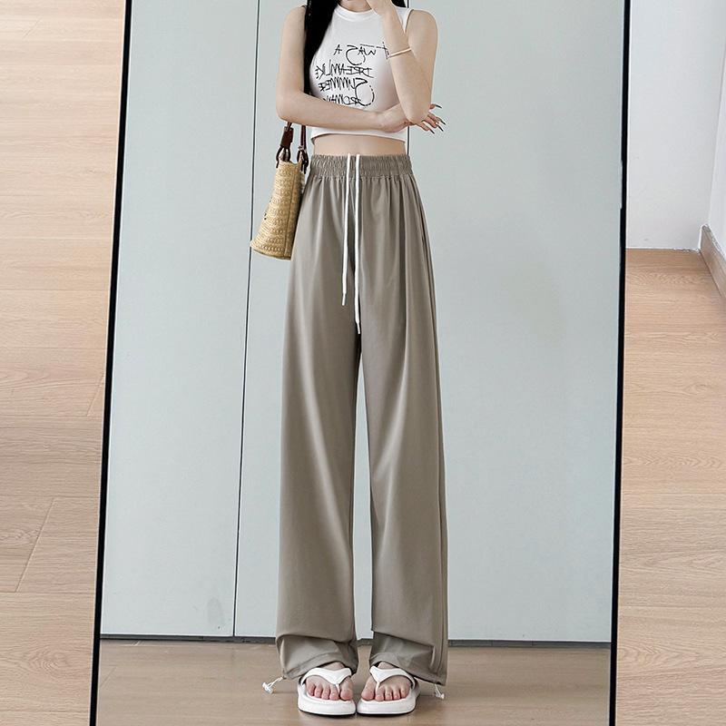 Nylon quick-drying sunscreen pants women s summer thin and thin high-waisted sweatpants cool mosquito-proof pants ice silk wide-leg pants XXL
Nylon quick-drying sunscreen pants women s summer thin and thin high-waisted sweatpants cool mosquito-proof pants ice silk wide-leg pants XXL