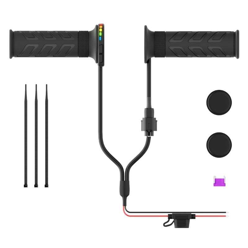 Heated Motorcycle Handle Grips 5 Level Adjust Memory Function Universal for Motorbike Electric Bike Overheat Protection 1
Heated Motorcycle Handle Grips 5 Level Adjust Memory Function Universal for Motorbike Electric Bike Overheat Protection 1