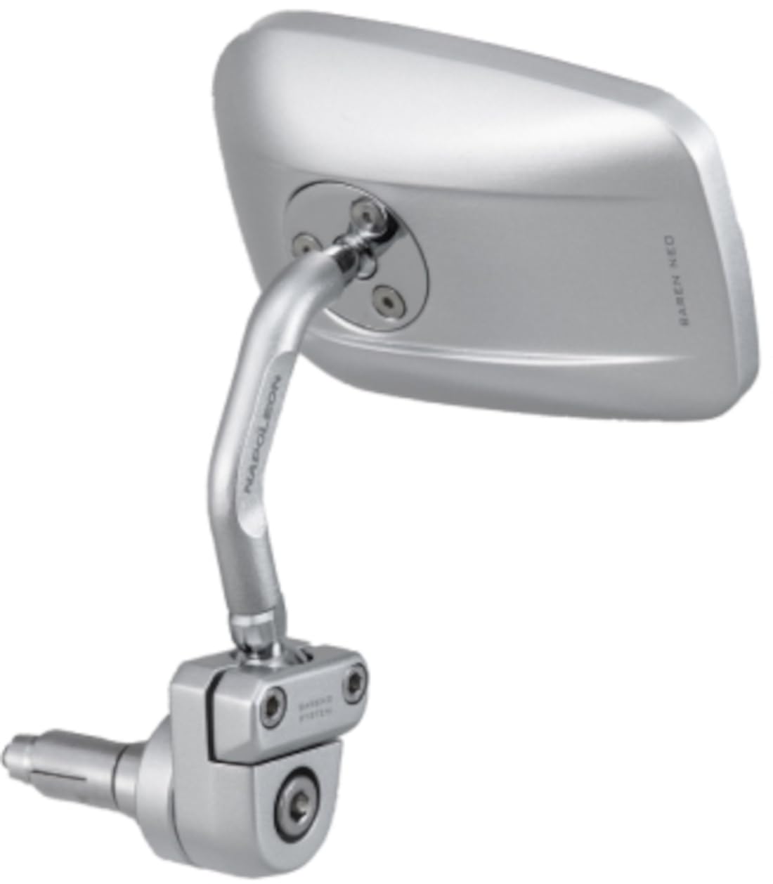 TANAX Napoleon Baren Neo Mirror S Motorcycle Bar End for both left and right (Silver), Mirror, Square, ANS-102,
TANAX Napoleon Baren Neo Mirror S Motorcycle Bar End for both left and right (Silver), Mirror, Square, ANS-102,