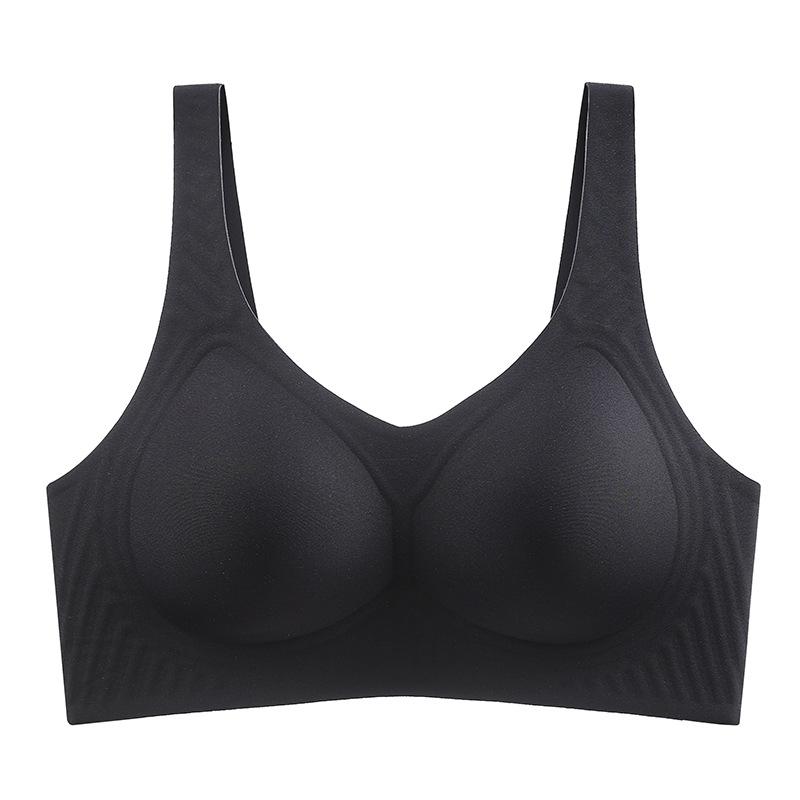 Traceless big chest sports vest without steel ring beautiful back sleep bra cover light and thin Xxl code 40/90ab (recommended weight 65-72.5kg ) чорний
Traceless big chest sports vest without steel ring beautiful back sleep bra cover light and thin Xxl code 40/90ab (recommended weight 65-72.5kg ) чорний
