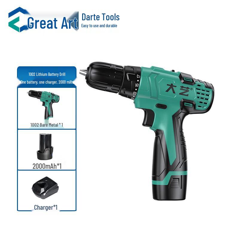 Diyi 12V Cordless Electric Drill and Screwdriver CN plug (adapter included)
Diyi 12V Cordless Electric Drill and Screwdriver CN plug (adapter included)