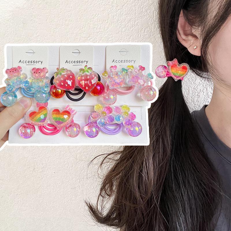 2PCS Colorful Crown Bear Elastic Hair Bands for Girls Lovely Children Hair Accessories Baby Headwear Ties
2PCS Colorful Crown Bear Elastic Hair Bands for Girls Lovely Children Hair Accessories Baby Headwear Ties