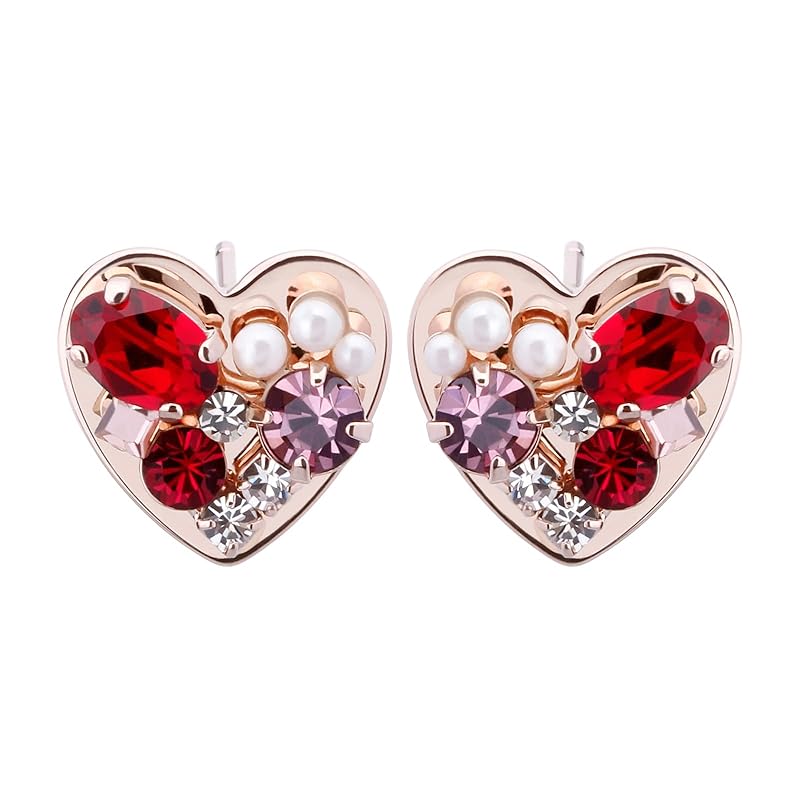 LOKUMI earrings made in Japan Preciosa crystal Compatible with metal allergies heart Bijou stud earrings Large swing Larger ladies simple Popularity
LOKUMI earrings made in Japan Preciosa crystal Compatible with metal allergies heart Bijou stud earrings Large swing Larger ladies simple Popularity