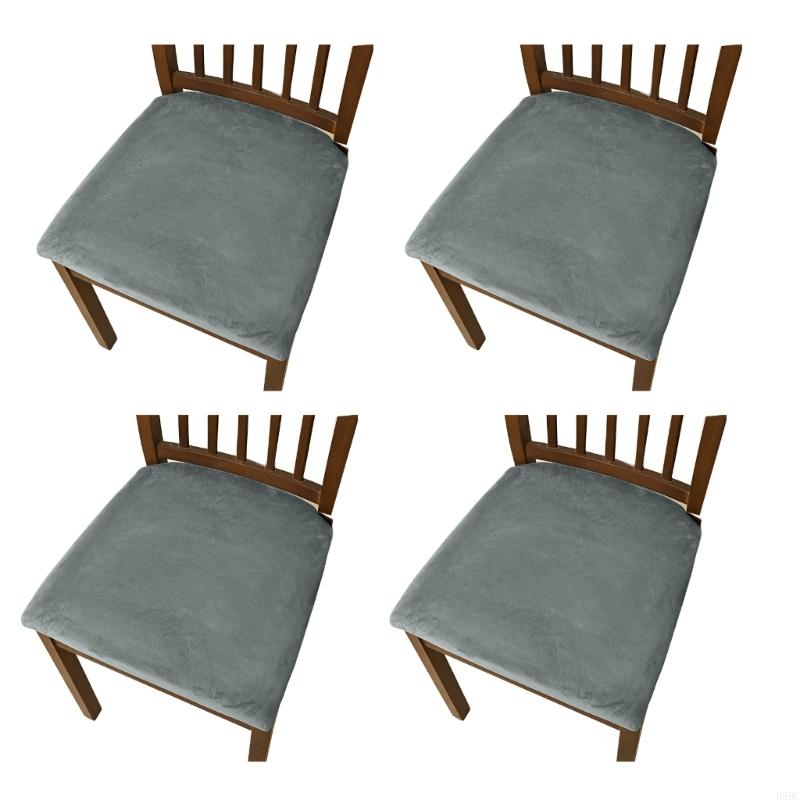 Pack Of 4 Elastic Velvets Covers Soft Fabric Dining Chair Cushion Protectors светло-серый
Pack Of 4 Elastic Velvets Covers Soft Fabric Dining Chair Cushion Protectors светло-серый
