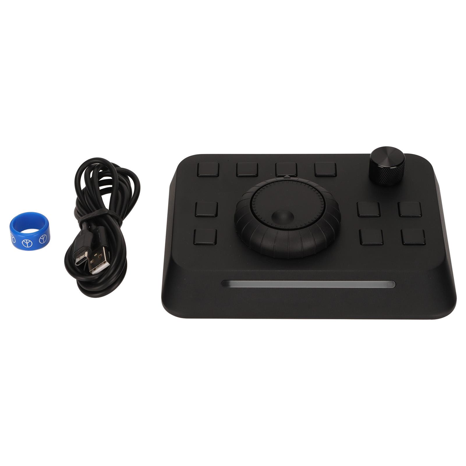 Editing Console Black 10 Custom Buttons Plug and Play Aluminum Alloy Custom Video Clip Controller
Editing Console Black 10 Custom Buttons Plug and Play Aluminum Alloy Custom Video Clip Controller