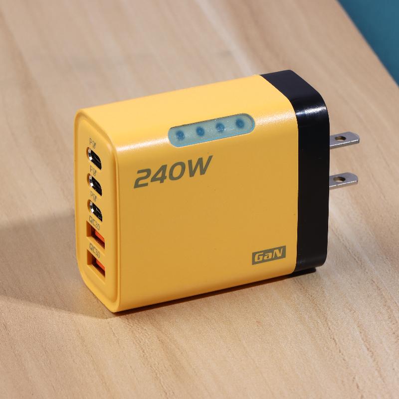 5 In 1 240W Gan Usb C Charger Multi Ports High Speed Usb Charging Adapter Quick Charging Phone Charger Power Adapter Eu/Us Plug A1
5 In 1 240W Gan Usb C Charger Multi Ports High Speed Usb Charging Adapter Quick Charging Phone Charger Power Adapter Eu/Us Plug A1