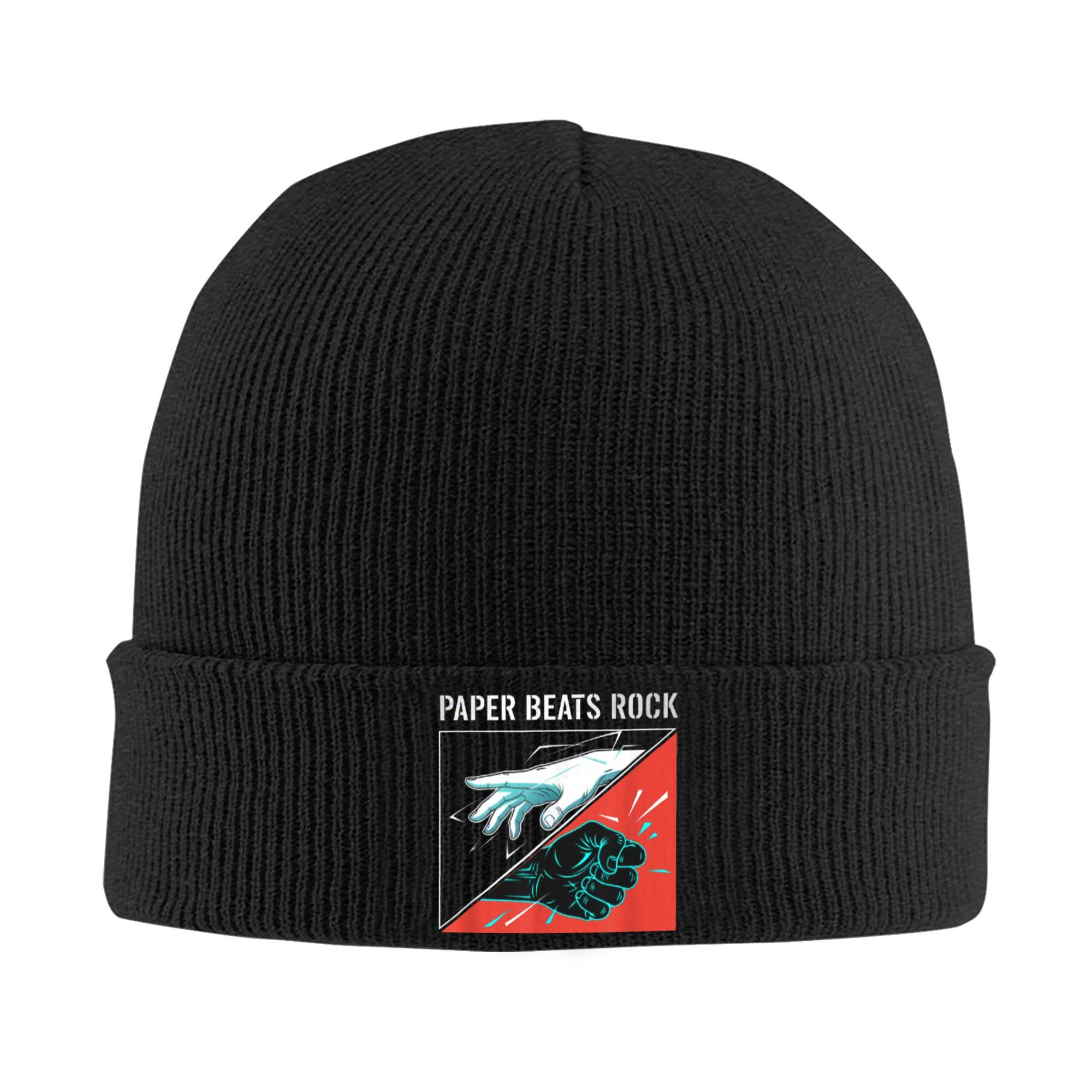 Paper Beats Rock Funny Paper Rock Scissors Hand Game Nights Beanie Hats Bonnet Hats Unisex Fashion Skullies Beanies Elastic Caps One Size
Paper Beats Rock Funny Paper Rock Scissors Hand Game Nights Beanie Hats Bonnet Hats Unisex Fashion Skullies Beanies Elastic Caps One Size