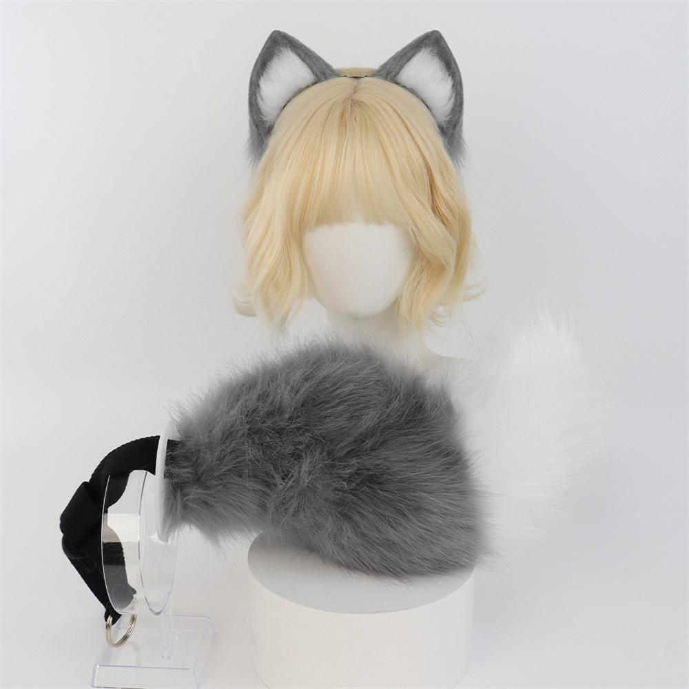 2Pcs/Set Plush Fox Ear Hair Hoop Animal Ears Headwear Tail Furry Fox Ear Hairband Pink Cute Headpiece Anime Lolita Cosplay Props ear and tail
2Pcs/Set Plush Fox Ear Hair Hoop Animal Ears Headwear Tail Furry Fox Ear Hairband Pink Cute Headpiece Anime Lolita Cosplay Props ear and tail