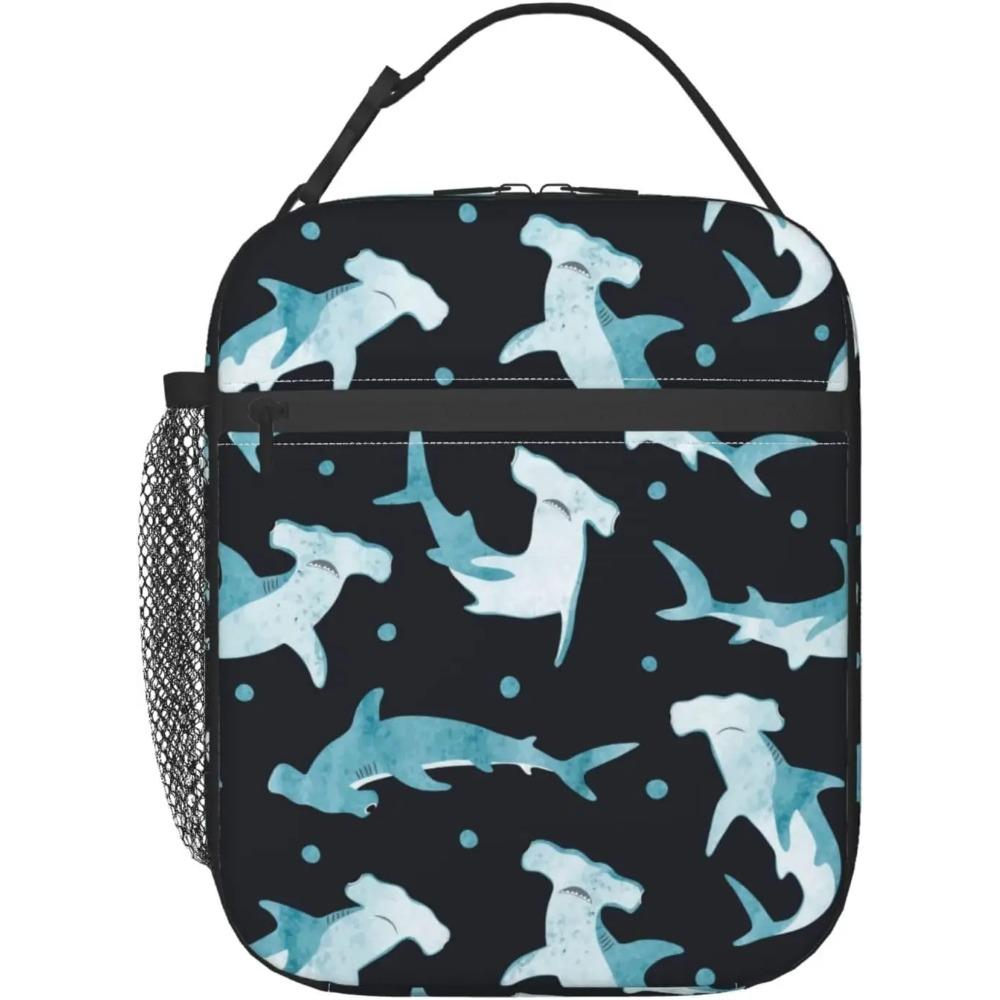 Hammerhead Shark Lunch Bag Insulated Lunch Box Reusable Cooler Totes For Women Men Adults Girls Boys Work School Picnic Camping суничний
Hammerhead Shark Lunch Bag Insulated Lunch Box Reusable Cooler Totes For Women Men Adults Girls Boys Work School Picnic Camping суничний