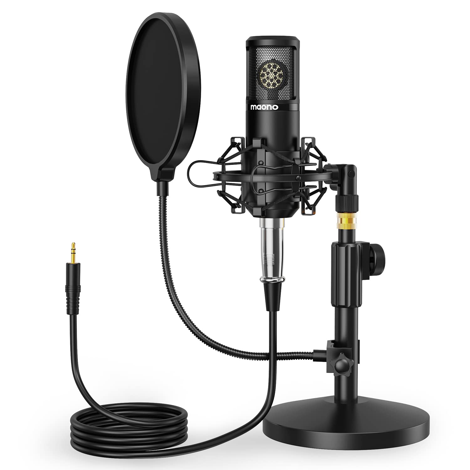 MAONO XLR-3.5mm Microphone Condenser Microphone Microphone Set Unidirectional Distribution Microphone Arm Stand25mm Large Capsule For Sound
MAONO XLR-3.5mm Microphone Condenser Microphone Microphone Set Unidirectional Distribution Microphone Arm Stand25mm Large Capsule For Sound