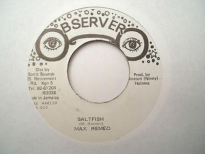 7inch Record MAX ROMEO NINEY THE OBSERVER Saltfish Ackee OBS012 Observer UK Reggae Ska Dub Used
7inch Record MAX ROMEO NINEY THE OBSERVER Saltfish Ackee OBS012 Observer UK Reggae Ska Dub Used
