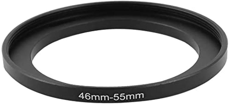 NinoLite Ring 46mm to 55mm Aluminum Alloy Adapter Ring for Camera Lens Black Step-Up (Step-Up Ring)
NinoLite Ring 46mm to 55mm Aluminum Alloy Adapter Ring for Camera Lens Black Step-Up (Step-Up Ring)