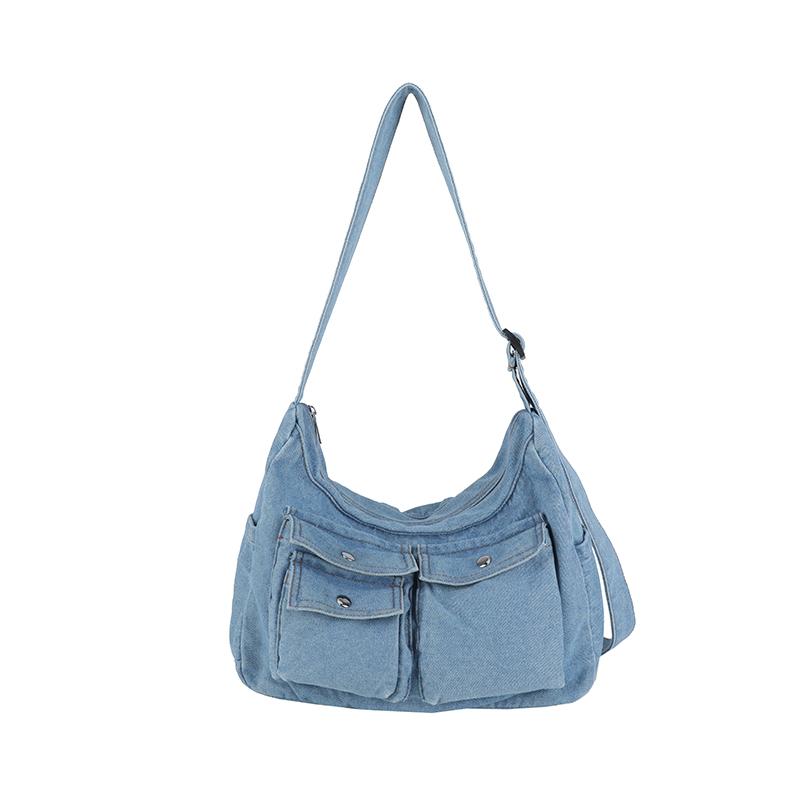 Vintage Denim Bag Women s Shoulder Bag Handbag Large Capacity Crossbody Bag світло-синій колір
Vintage Denim Bag Women s Shoulder Bag Handbag Large Capacity Crossbody Bag світло-синій колір