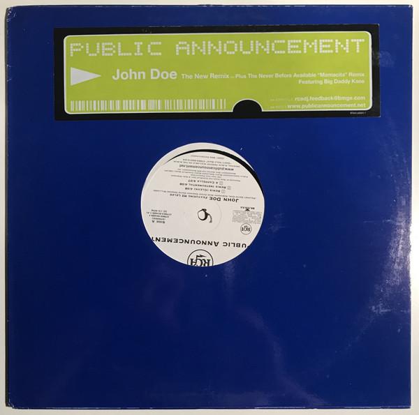 12inch Record PUBLIC ANNOUNCEMENT, MZ LELEE - John Doe 07863604851 RCA 2001 UK Rap & Hip-Hop/R&B Used
12inch Record PUBLIC ANNOUNCEMENT, MZ LELEE - John Doe 07863604851 RCA 2001 UK Rap & Hip-Hop/R&B Used