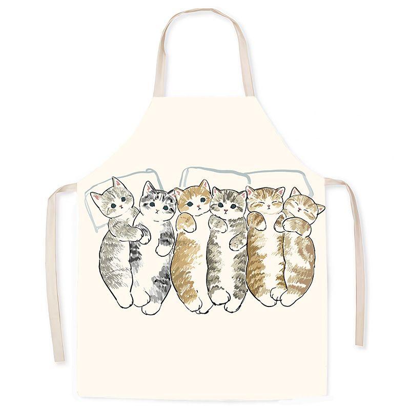Cartoon cute rainbow cat fabric sleeveless apron kitchen cooking adult parent-child cooking studio anti-fouling overalls Adult:65*75cm чёрный
Cartoon cute rainbow cat fabric sleeveless apron kitchen cooking adult parent-child cooking studio anti-fouling overalls Adult:65*75cm чёрный
