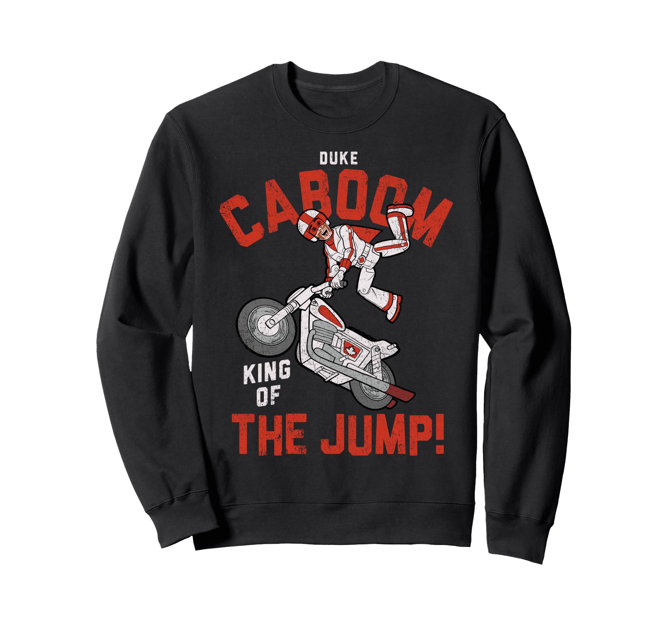 Disney Pixar Toy Story 4 Duke Caboom Jump King Sweatshirt
Disney Pixar Toy Story 4 Duke Caboom Jump King Sweatshirt