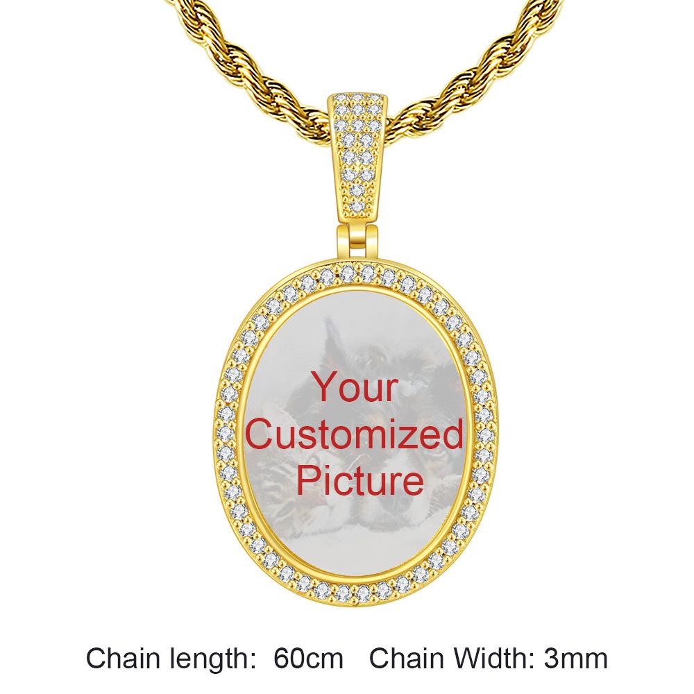 Personalized Photo Customized Pendant Necklace For Men Women Hip Hop Rock Ice Out Zircon Gold Color Fashion Jewelry Dropshipping
Personalized Photo Customized Pendant Necklace For Men Women Hip Hop Rock Ice Out Zircon Gold Color Fashion Jewelry Dropshipping