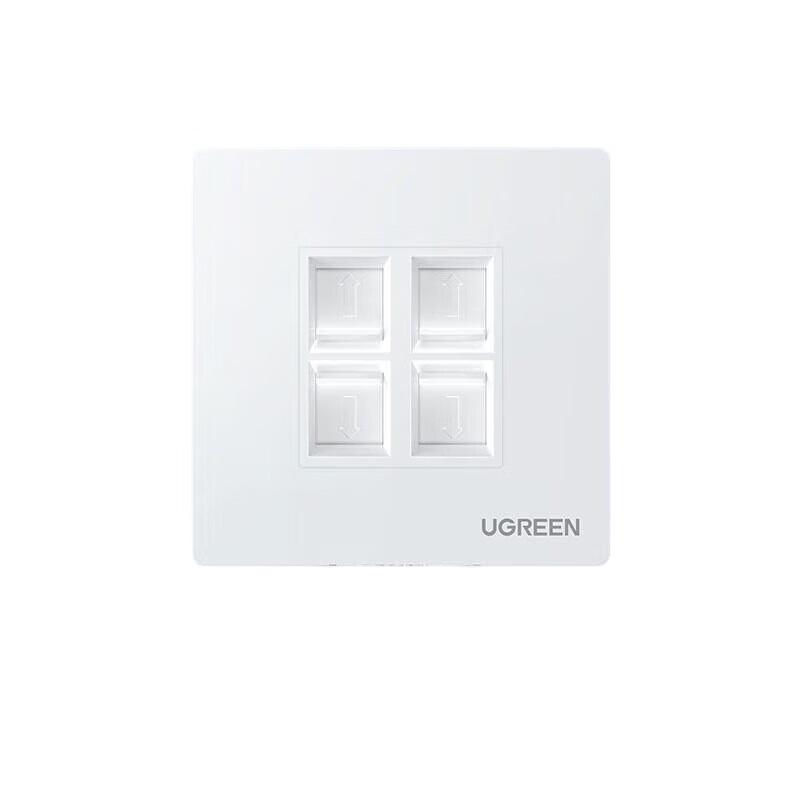 Ugreen 86-Type 4-Port Network Wall Plate
Ugreen 86-Type 4-Port Network Wall Plate