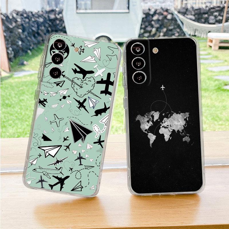 Planes Map Designs Case for Samsung Galaxy S10e S9 S21 Ultra 5G S22 Plus S20 FE S10 Lite Note 20 Luxury Transparent Silicone
Planes Map Designs Case for Samsung Galaxy S10e S9 S21 Ultra 5G S22 Plus S20 FE S10 Lite Note 20 Luxury Transparent Silicone