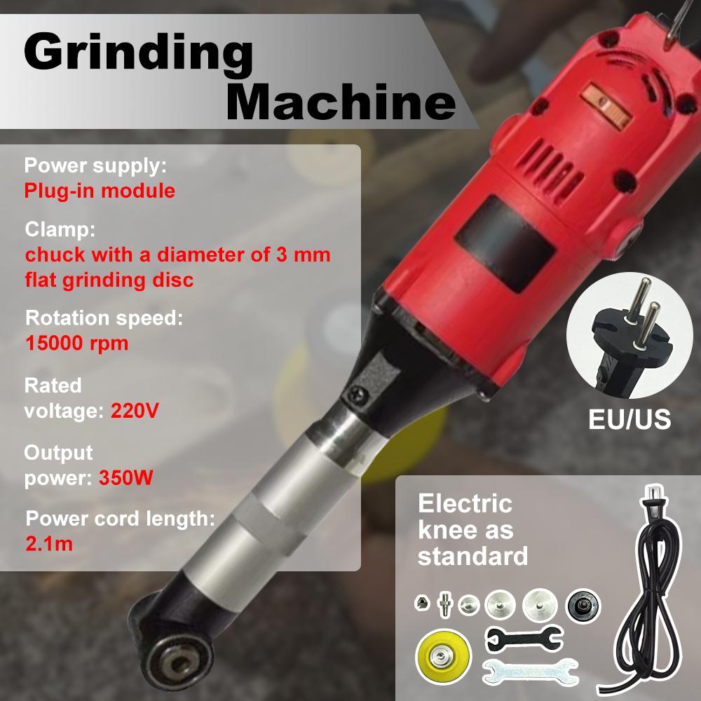 6-скоростной электрический очиститель локтя с углом поворота 90 градусов, многофункциональная шлифовальная машина, машина для полировки форм, каменная плита, плитка, швы