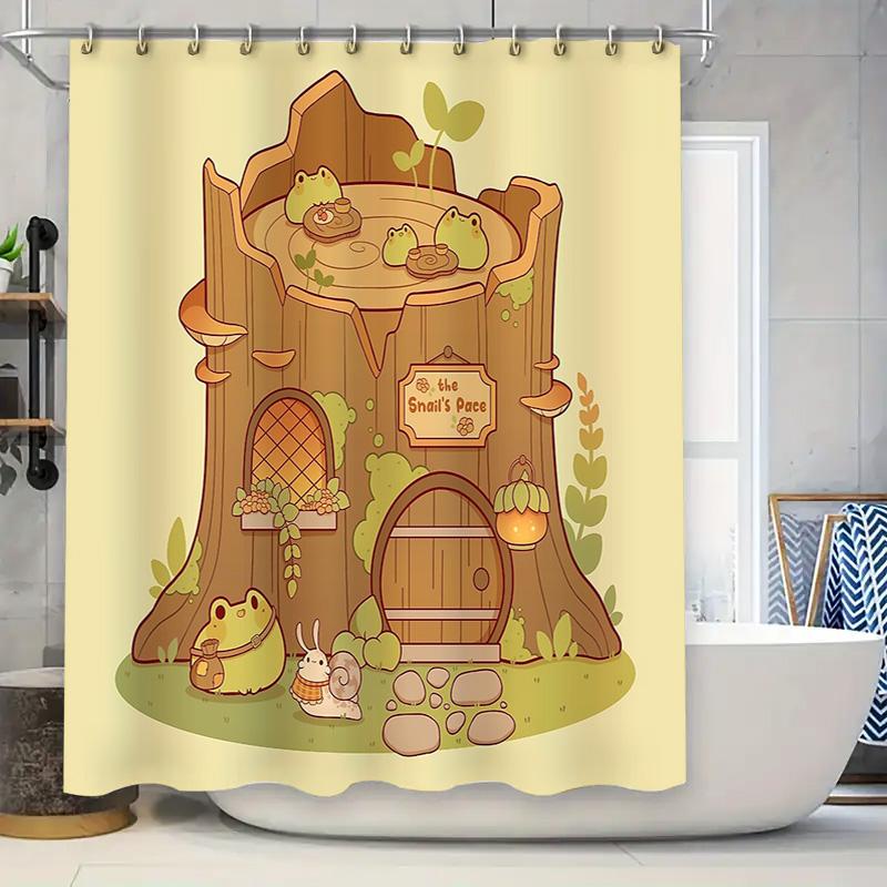 Cute Frog Bath Curtain Forest Animal Shower Curtain Woodland Decor Nature Bathroom Curtains Waterproof Home Decor 90x180cm
Cute Frog Bath Curtain Forest Animal Shower Curtain Woodland Decor Nature Bathroom Curtains Waterproof Home Decor 90x180cm